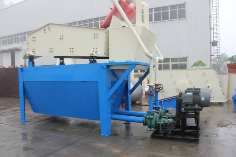 細砂回收機廠內加工完成試機 細砂回收機廠內加工完成試機