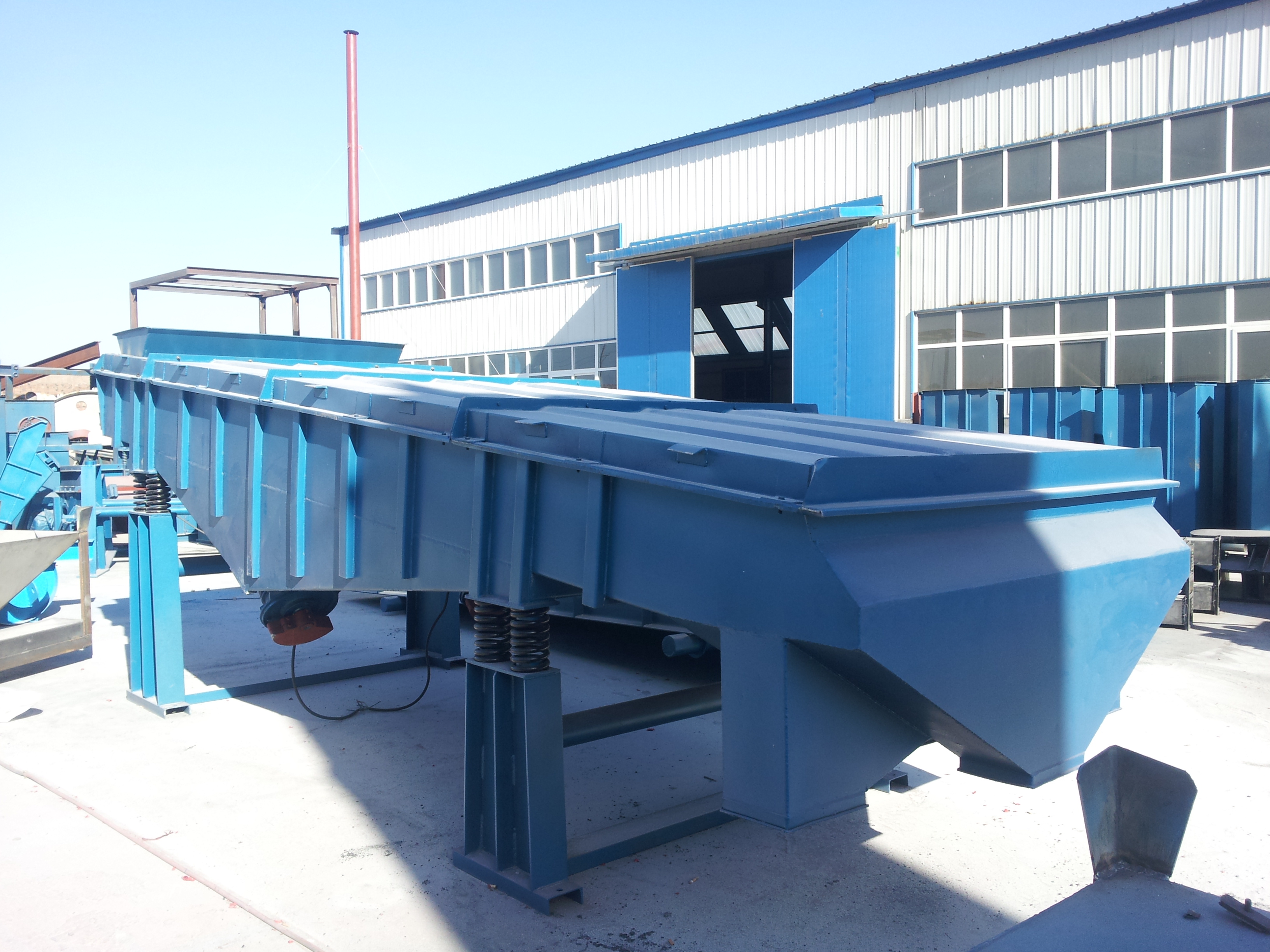 直線振動篩生產線配套設備 直線振動篩生產線配套設備