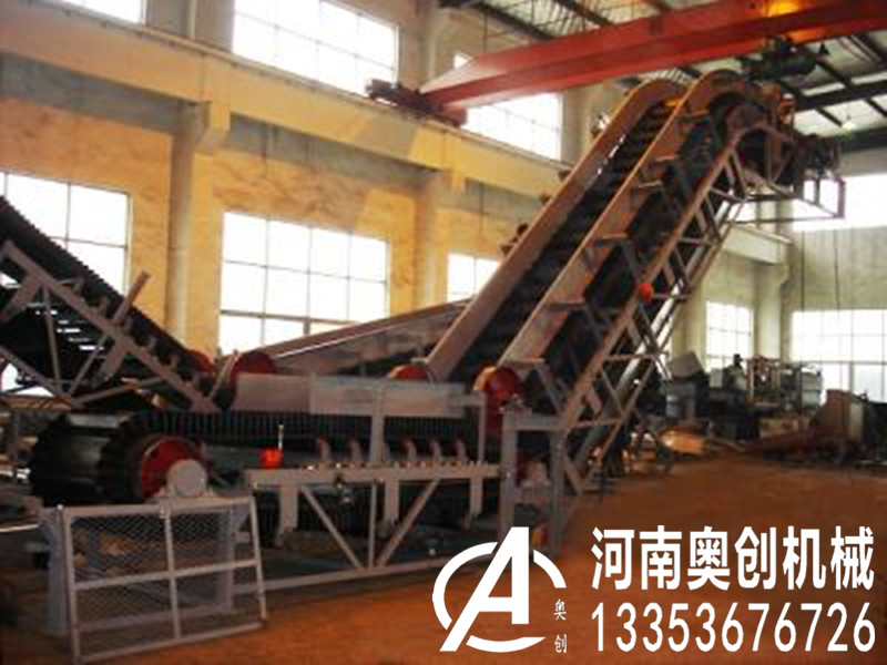 大傾角皮帶輸送機生產廠家定制 大傾角皮帶輸送機生產廠家定制